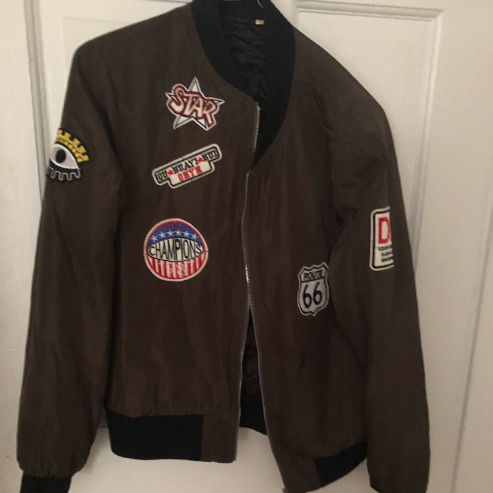 Designer bomber jacket